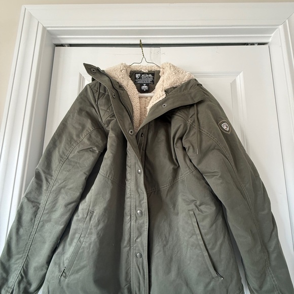 Kuhl Celeste Sage Forest Green Women's Hooded Jacket size medium MSRP $200 - Picture 4 of 5